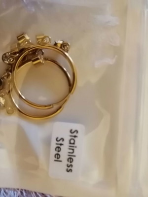 Small stainless steel earrings new