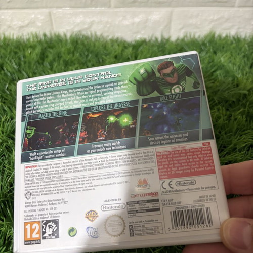 Green Lantern Rise of the Manhunters Nintendo 3DS game used