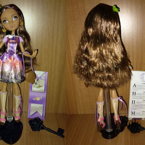 Ever After High dolls pack Raven Queen, Cedar Wood, Madeline Hatter, Cerise Hood, Apple White like new
