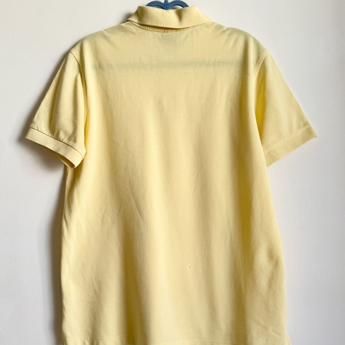 Hugo Boss Pima Cotton Polo Shirt Yellow Slim Fit Size L like new