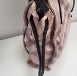 Burberry tote bag like new, pink nylon and leather