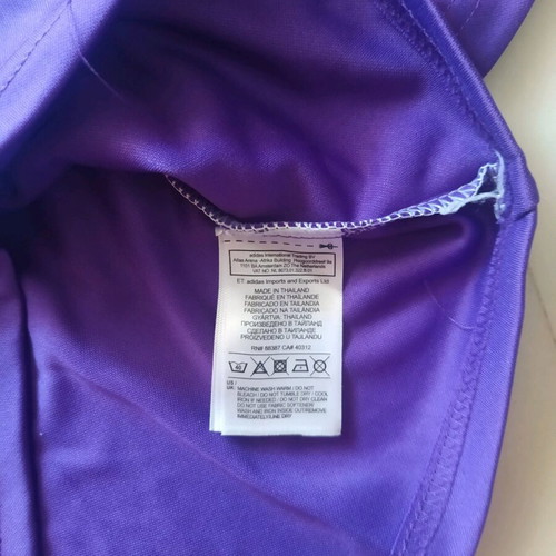 Real Madrid Training Jacket new, size Small, purple