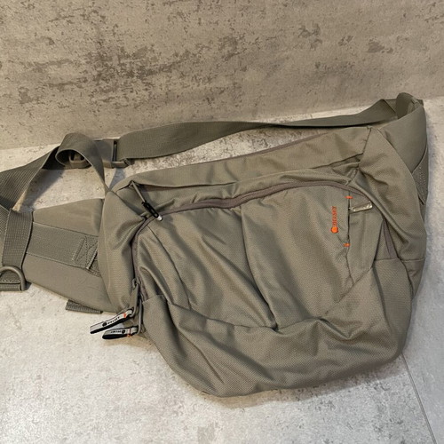 Delsey ODC camera waist and shoulder bag, khaki-grey