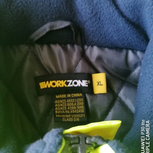 Work zone XL men's work jacket new with tag