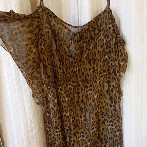 Leopard Pareo like new, brown, size M