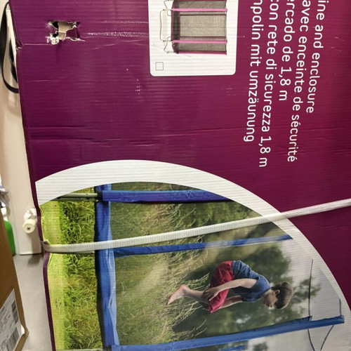 Trampoline new, suitable for children 2 to 13 years old