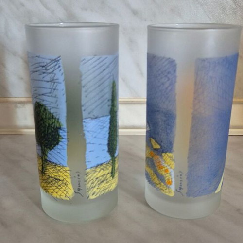 Lumidhs Coffee Collectible Glasses like new
