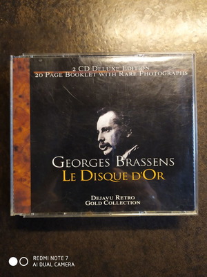 Georges Brassens Le Disque d'Or 2πλο CD μεταχειρισμένο, pop