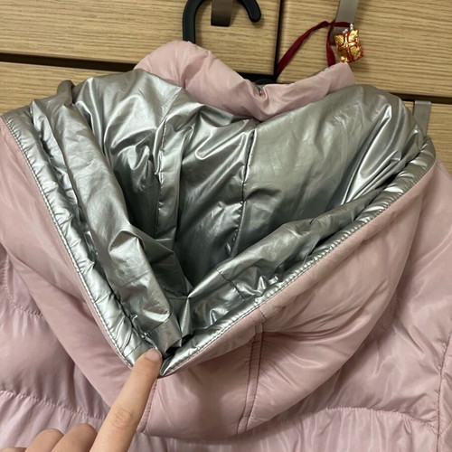 Ativo pink puffer jacket like new with fur and removable hood