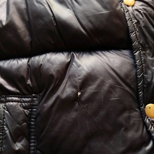 Bershka sleeveless puffer jacket used, size medium, black, thick