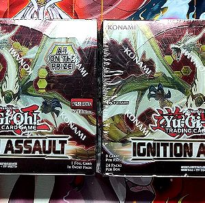 2x Ignition Assault Booster Box 1st Edition - YuGiOh - Σφραγισμένα/SEALED