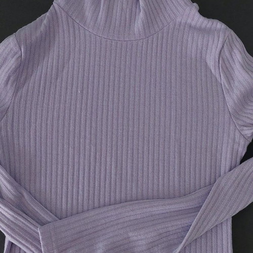 Lilac fitted turtleneck used, size XS-S