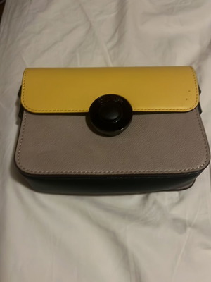 Folli Follie evening bag new, black and yellow