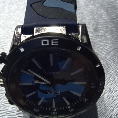Fix wristwatch men's like new, blue teen