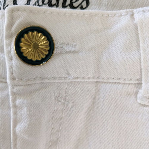 Zara white denim skirt like new for 3-4 years old