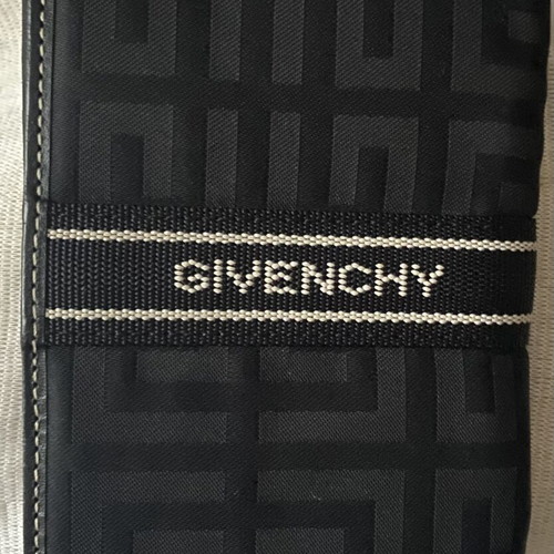 Givenchy Vintage Monogram Canvas & Leather Wallet