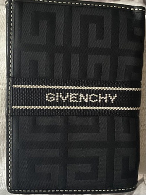 Givenchy Vintage Monogram Canvas & Leather Wallet