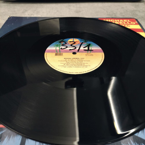 Maniac Michael Sembello Live Is Life 12" Vinyl Maxi Single US 1991 used