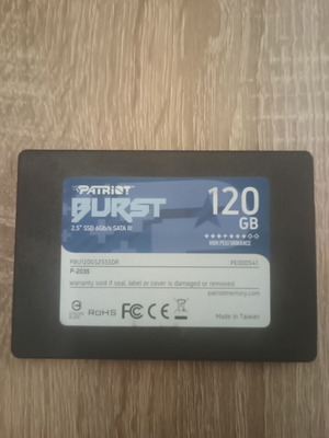 Patriot SSD 120GB like new, minimal use