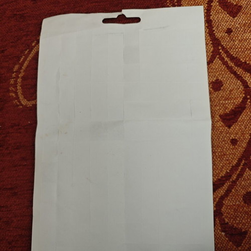Sticker sheet used