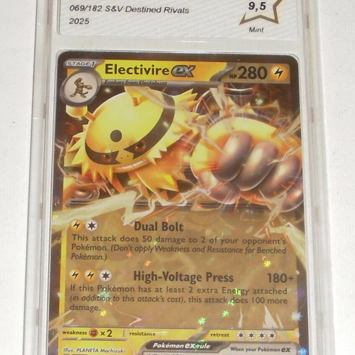 Pokemon graded holo card in mint condition like new