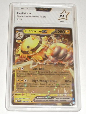 Pokemon graded holo card in mint condition like new