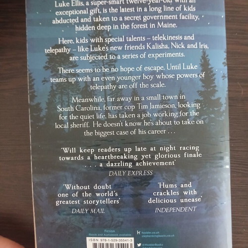 Two thrillers Gone Girl & The Institute used, English