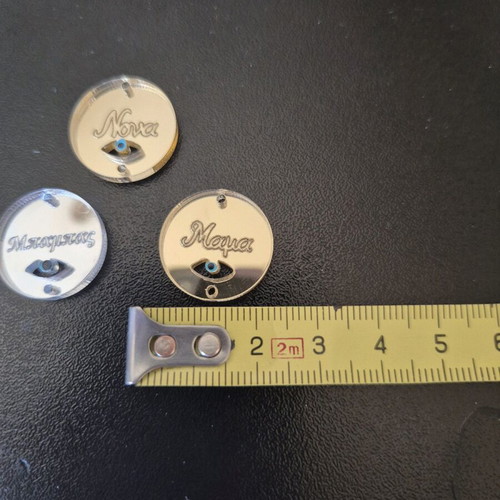 Metal elements for martirika new, 100 crosses included