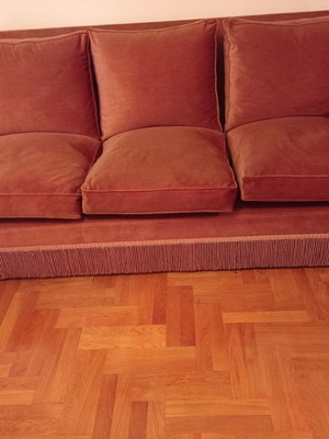 3-seater sofa with 4 single armchairs used