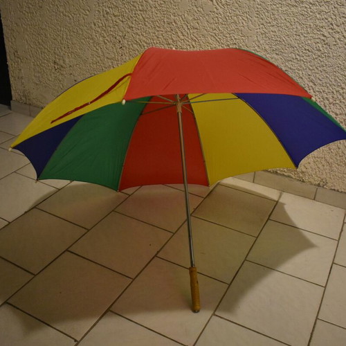 Colorful collectible umbrella new from Clorets chewing gum