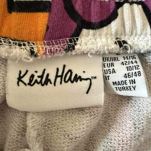 Keith Haring colorful bermuda shorts size L like new