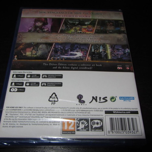 Fallen Legion Rise to Glory + Revenants Deluxe Edition Sony PS5 καινούργιο σφραγισμένο