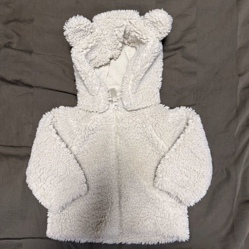 H&M Baby Fleece Jacket 68cm like new with detachable hood