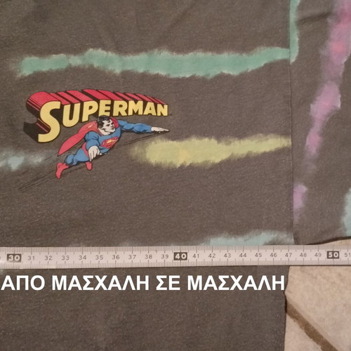 Zara Superman t-shirt used, size 140 cm, grey and yellow