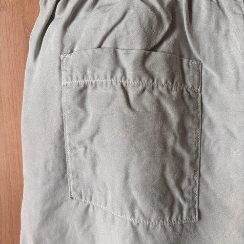 Zara light grey pants with elastic waist barrel