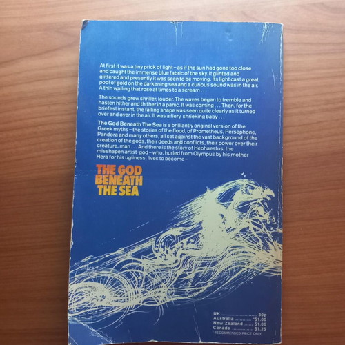 The God Beneath the Sea paperback like new, English edition