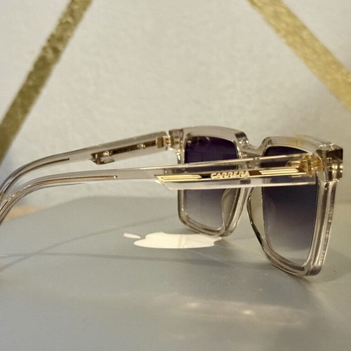 Carrera sunglasses used, crystal gold frame, gradient lenses