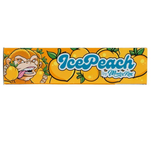 Monkey King Size Ice Peach cigarette paper 32 leaves with tips new
