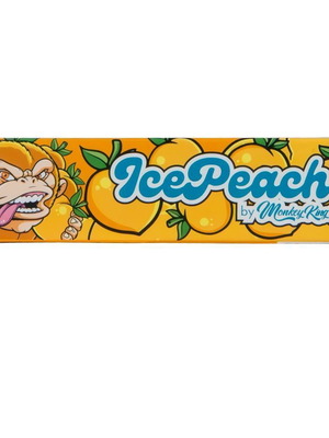 Monkey King Size Ice Peach cigarette paper 32 leaves with tips new