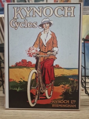 Kynoch Cycles wooden decorative sign like new 13×18 cm