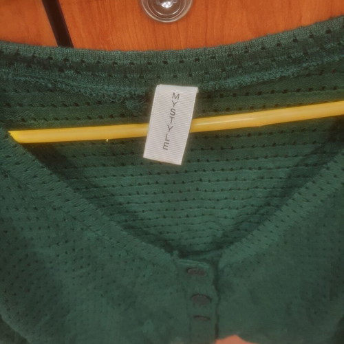 Mystyle green cardigan size S