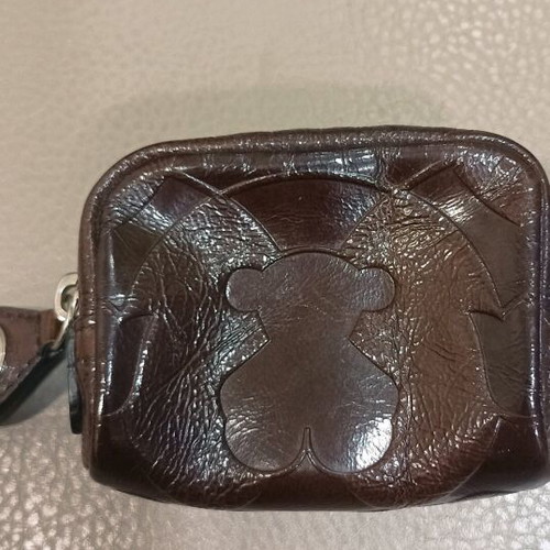 Tous small wallet brown new single compartment