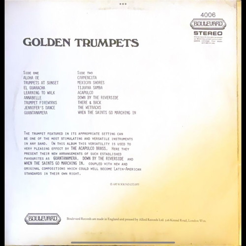 Golden Trumpets LP μεταχειρισμένο, jazz