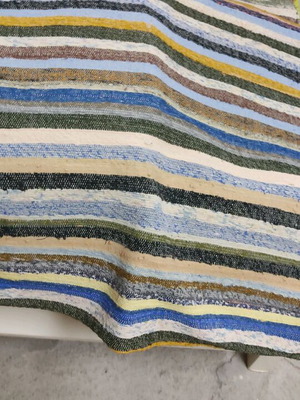Handwoven Summer Cotton Rag Rug New 2.60x0.75 m
