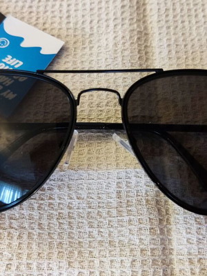 Solo-Solis NDL6253 sunglasses new, black finish, aviator style