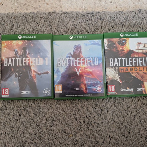 Battlefield games bundle for Xbox One used