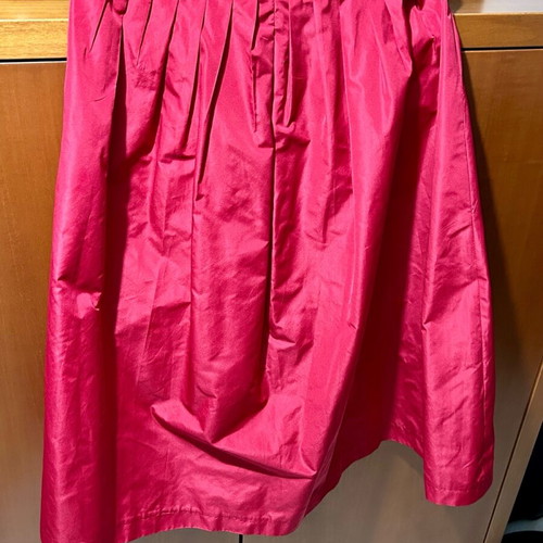 Tara Jarmon skirt shiny fuchsia new no small