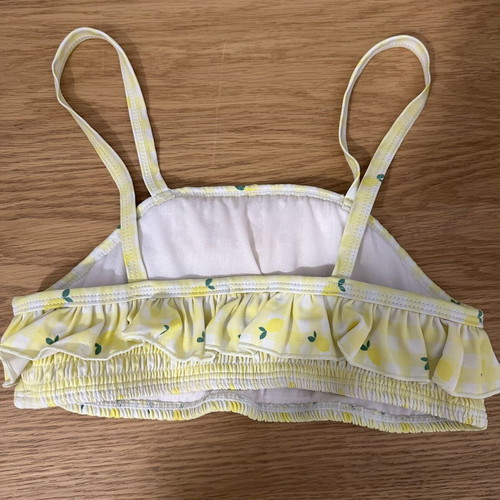 Sergent Major bikini top like new, yellow, size 146 cm