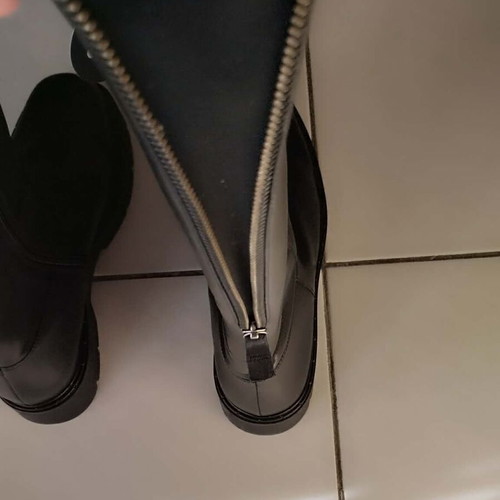 Gabor leather boots new, size 41, black