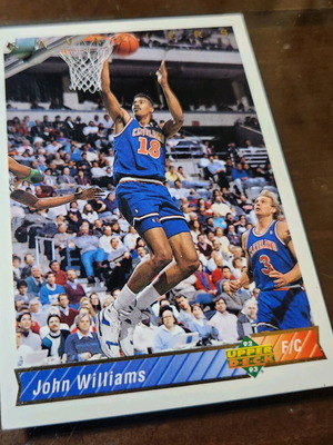 1992-93 Upper Deck John Williams Cleveland Cavaliers Basketball Card like new